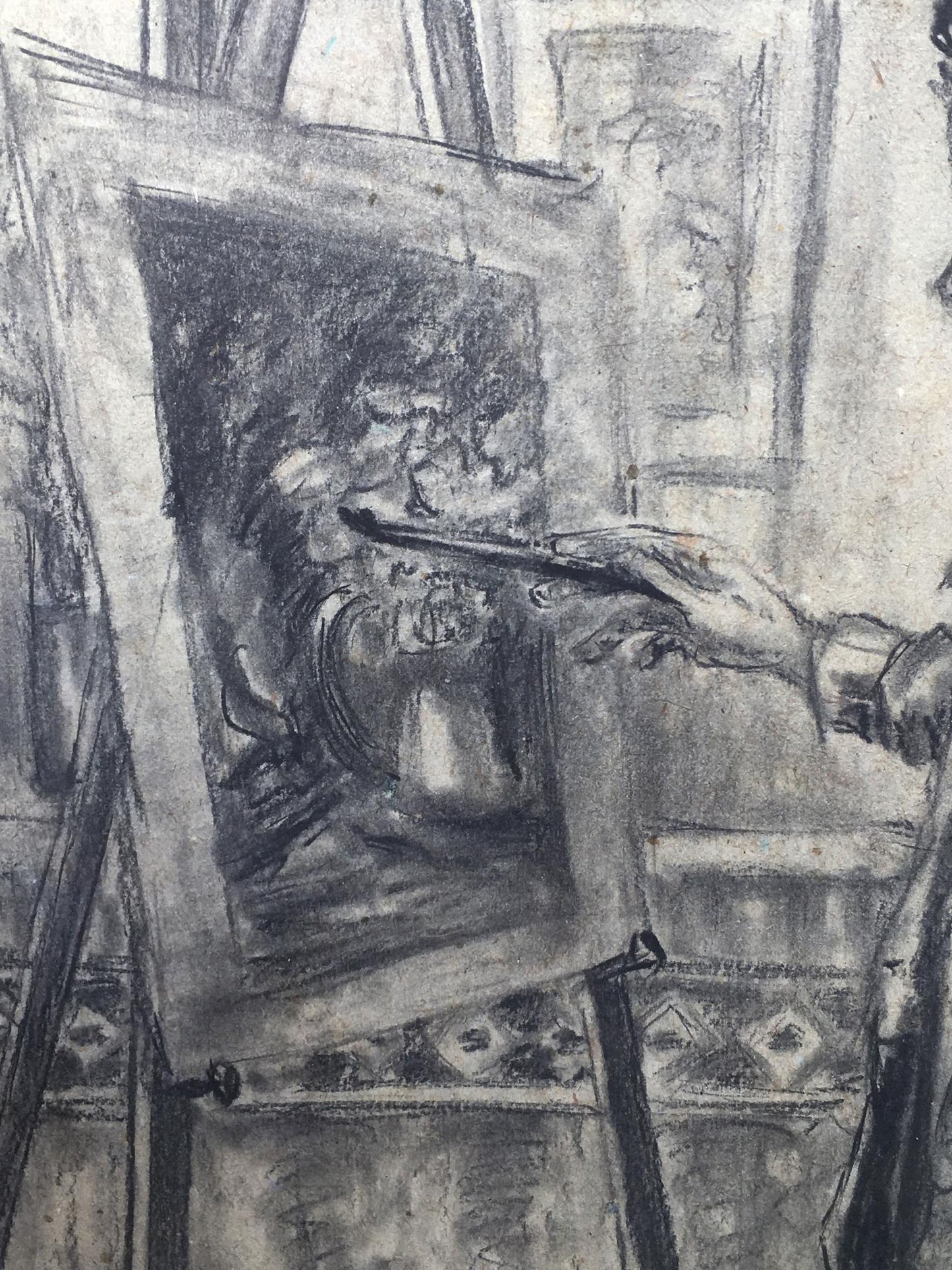 Pencil painting Self portrait Cherkas A.G.