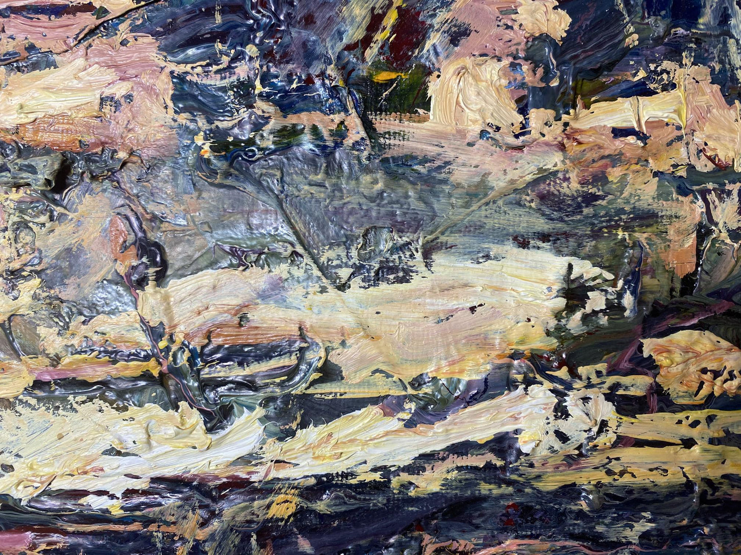 Abstract Oil painting Nature Landscape sunset Vladimir Mazur