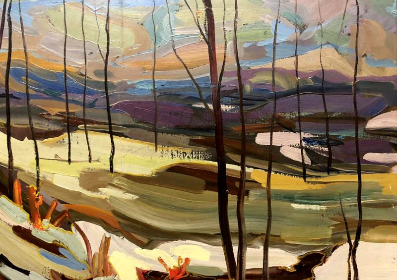 Oil painting Spring Mykola Reznik