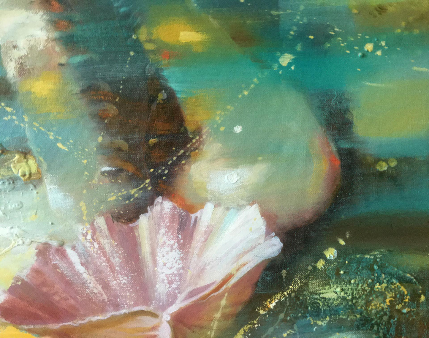 Abstract painting still life
