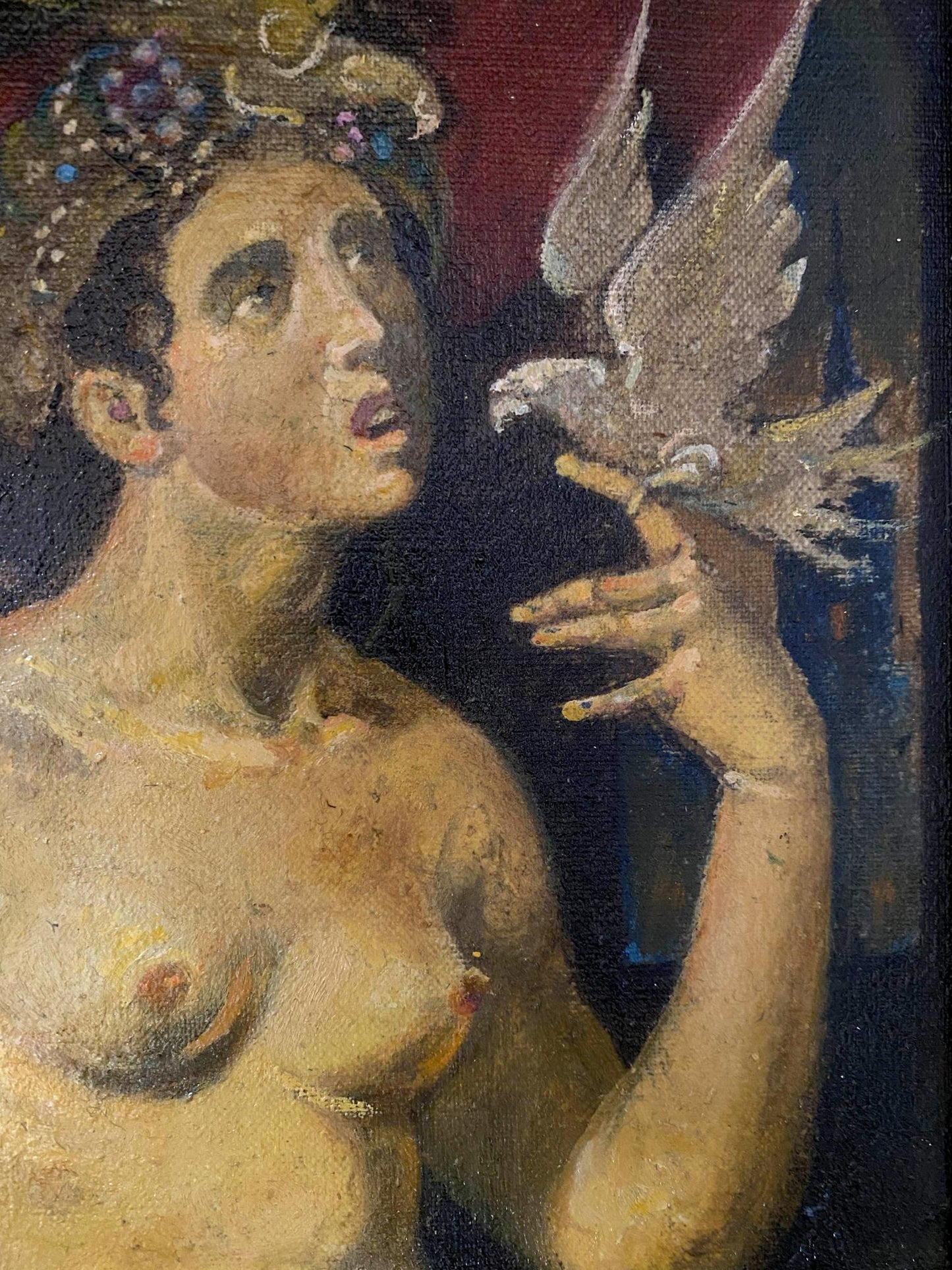 Oil painting Josephine Litvinov Oleg Arkad'yevich