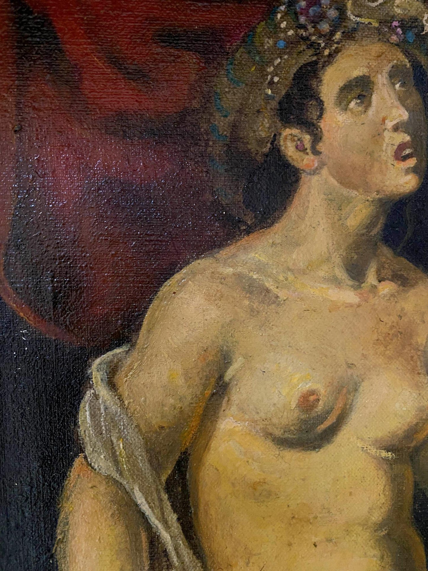 Oil painting Josephine Litvinov Oleg Arkad'yevich