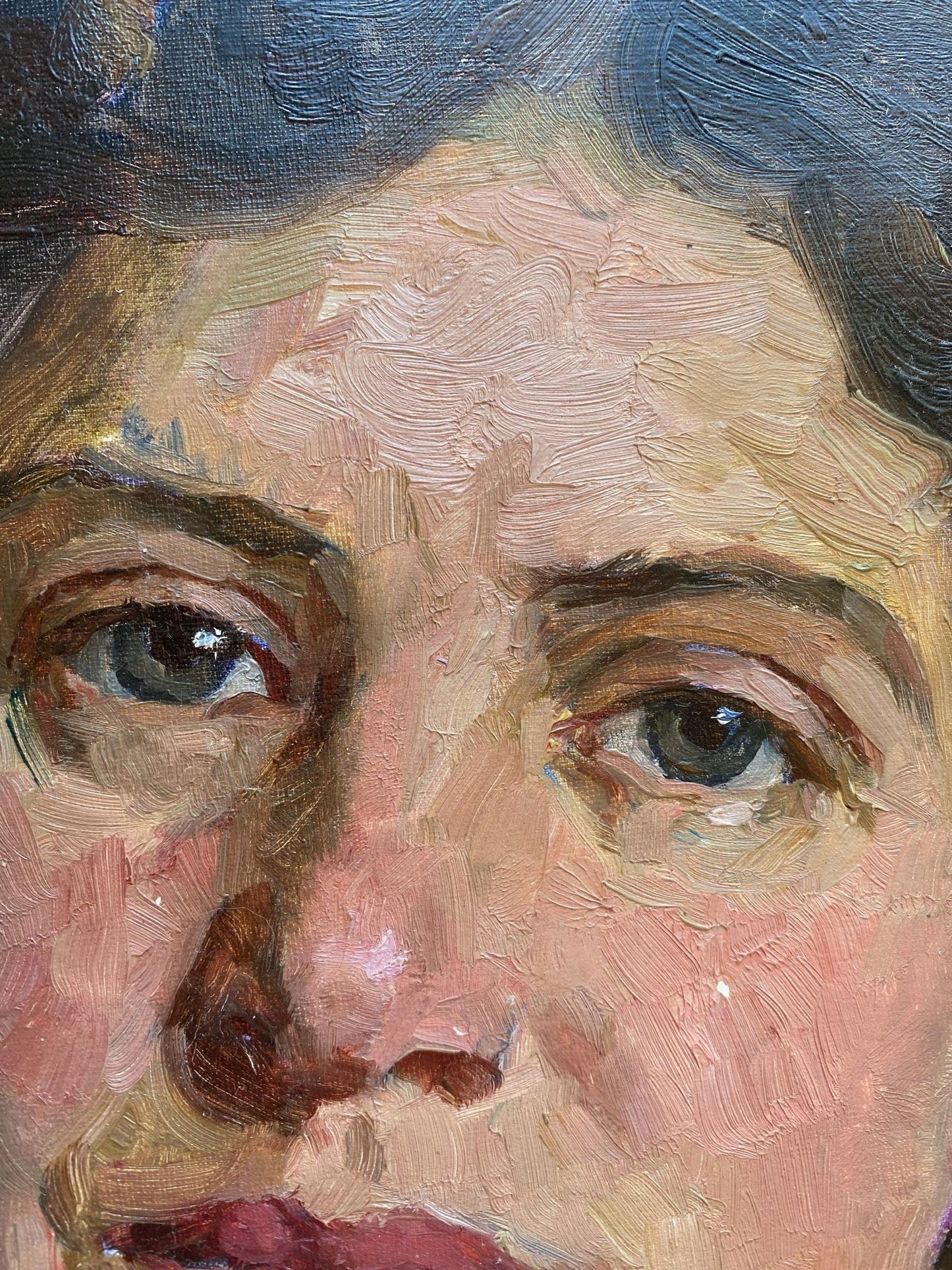 Oil painting Mom's eyes Tatiana Nilovna Yablonskaya