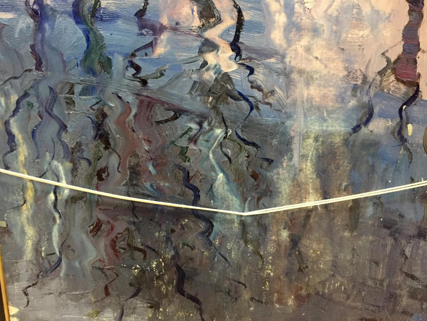 Double oil painting Houses original picture