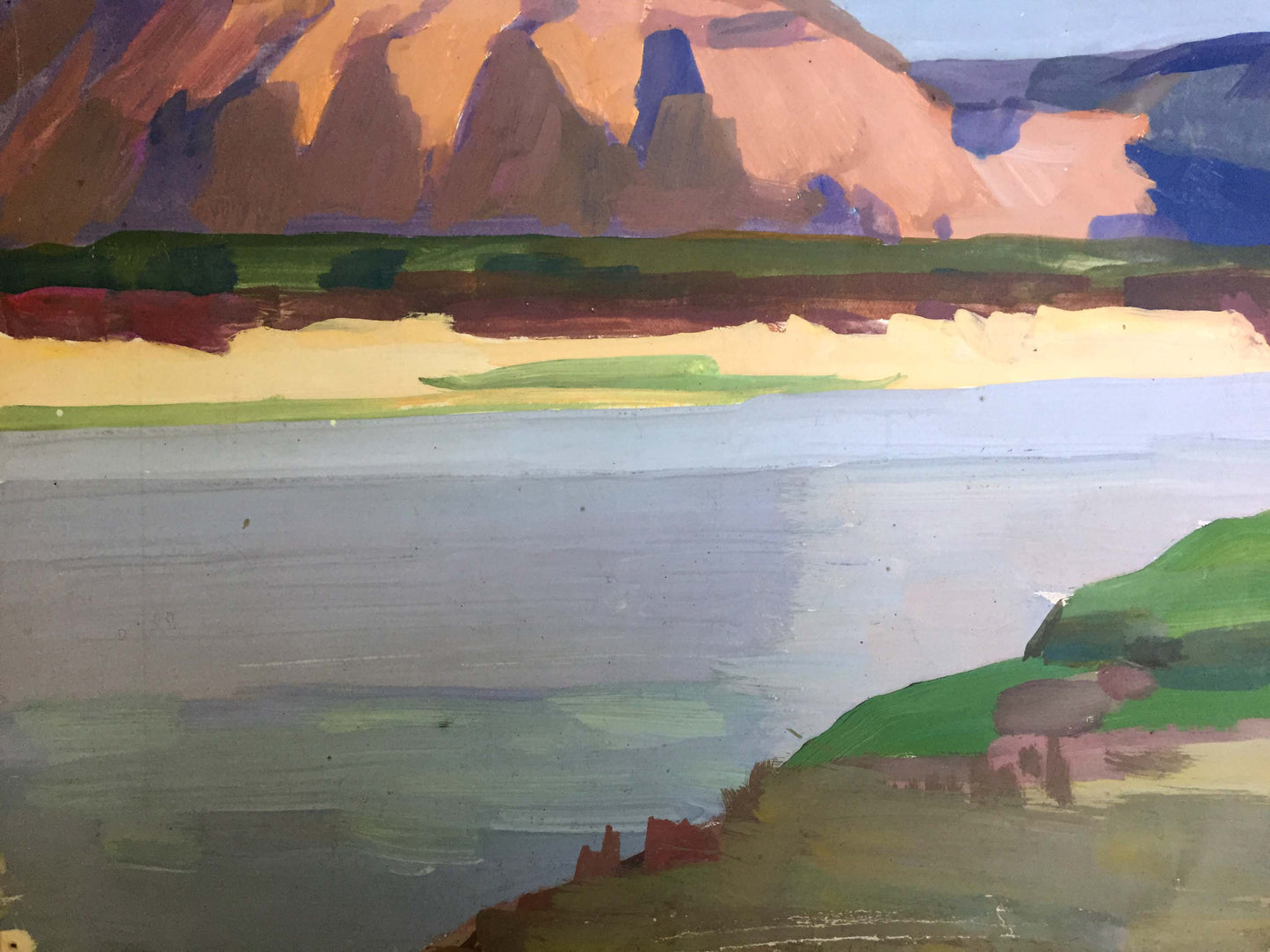 Gouache painting Natural beauty Chernikov Vladimir Mikhailovich
