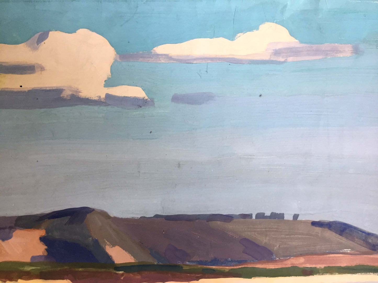 Gouache painting Natural beauty Chernikov Vladimir Mikhailovich