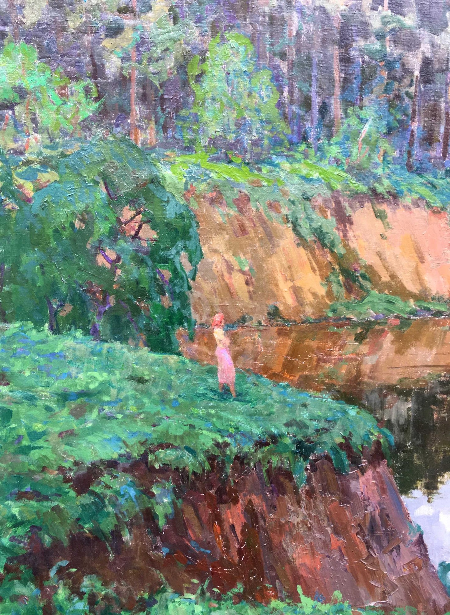 Oil painting river Korostelev Vladimir Aleksandrovich