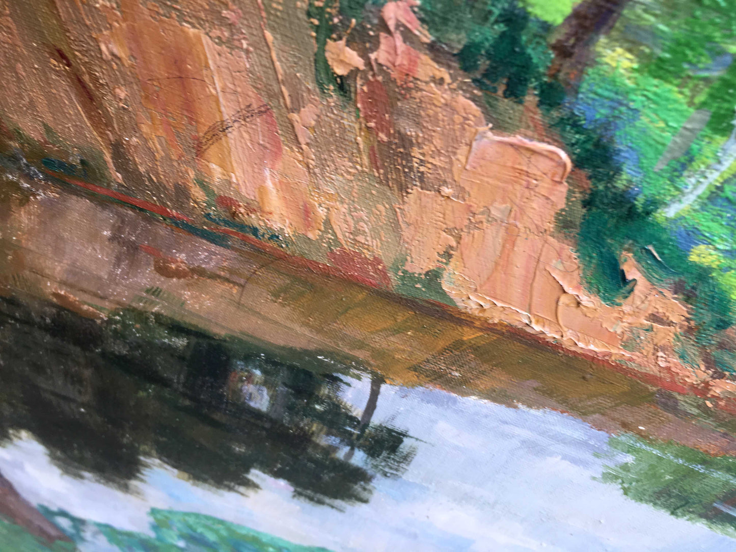 Oil painting river Korostelev Vladimir Aleksandrovich