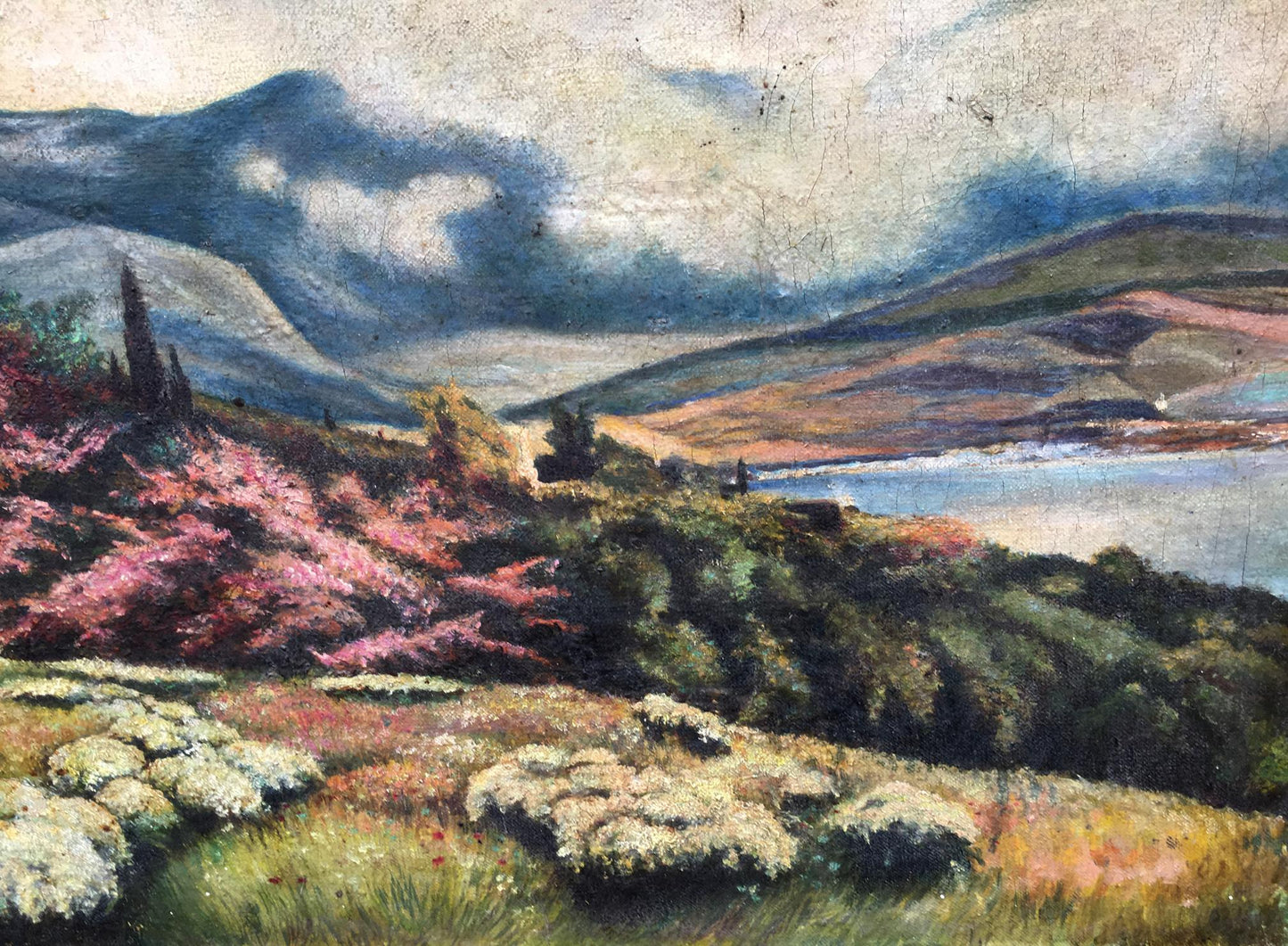 Oil painting Crimean landscape Panorin E.