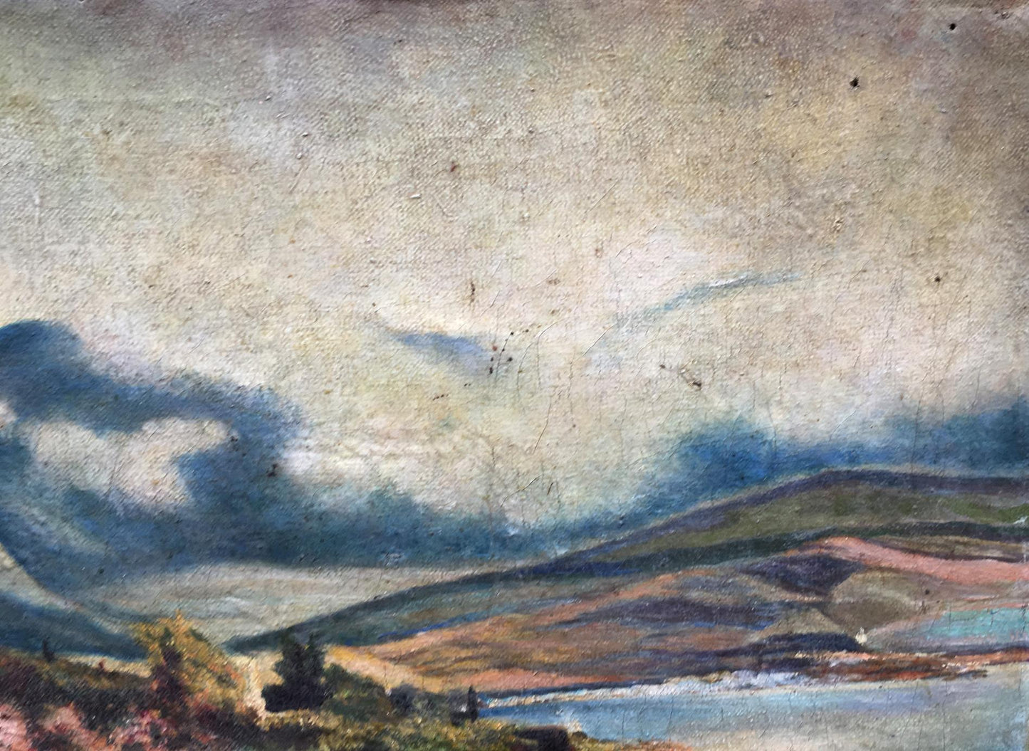 Oil painting Crimean landscape Panorin E.