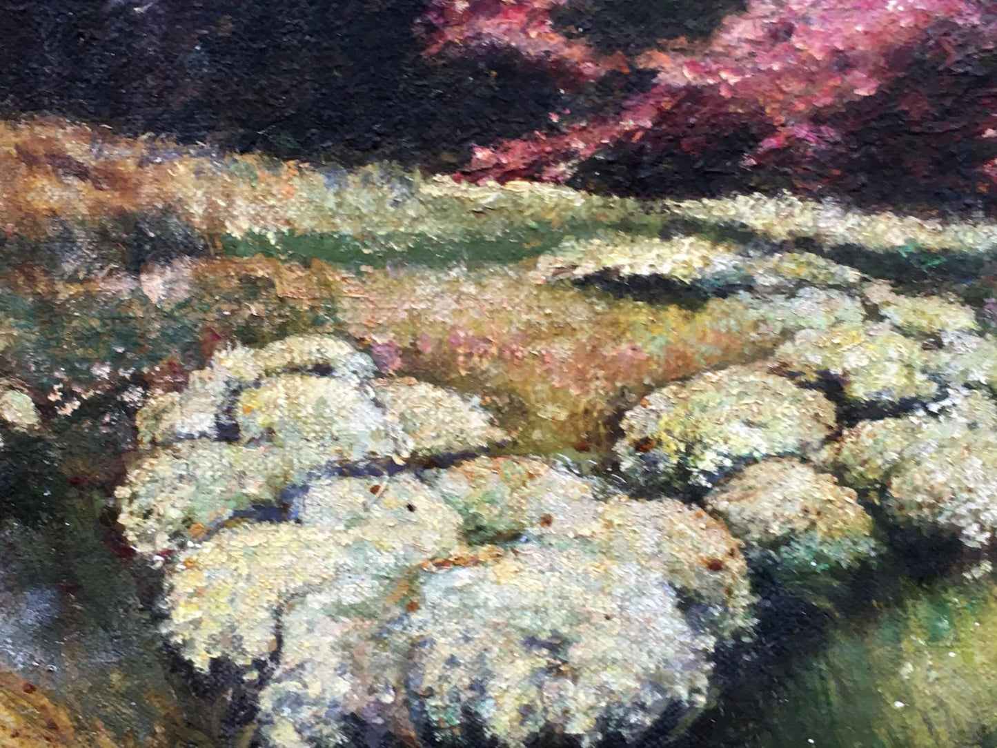 Oil painting Crimean landscape Panorin E.