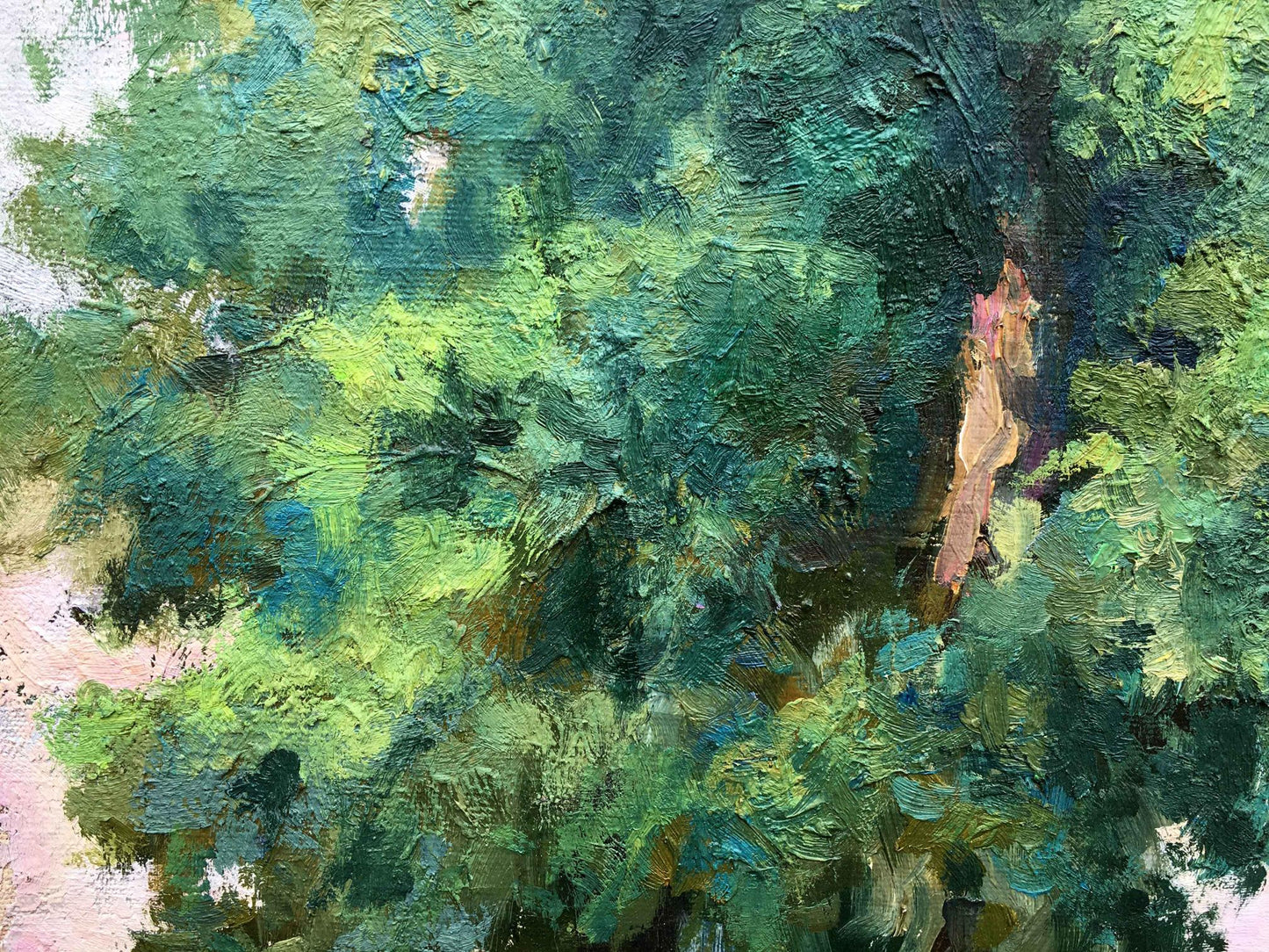 Oil painting forest landscape Nepiypivo Vasily Ignatievich