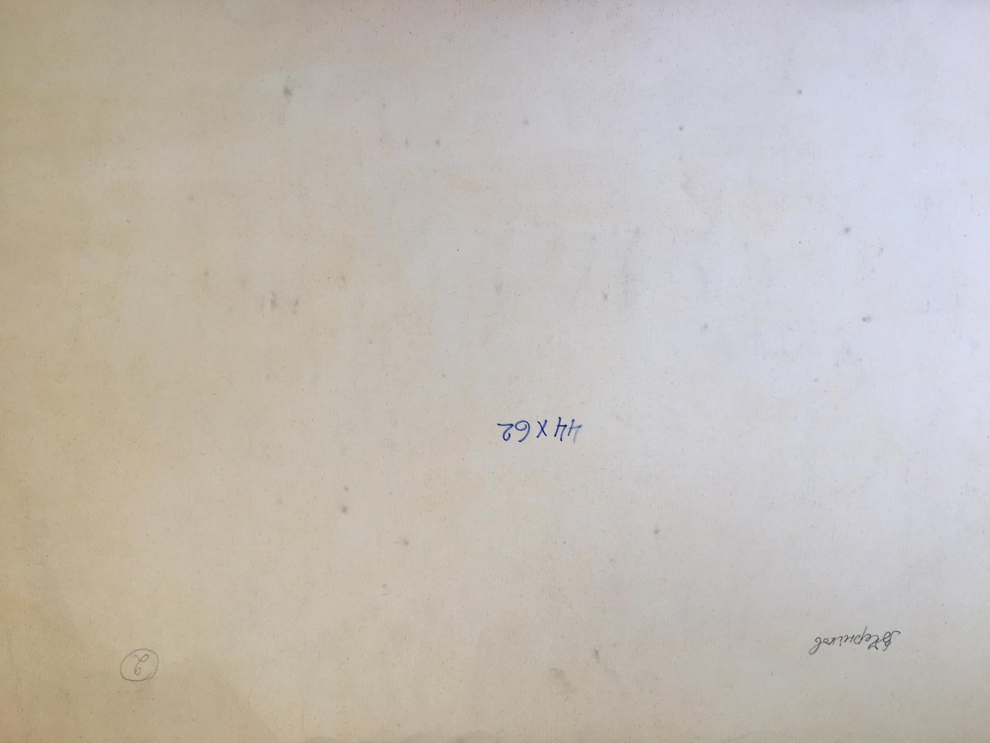 Gouache painting Quiet street with mountain views Vladimir Chernikov