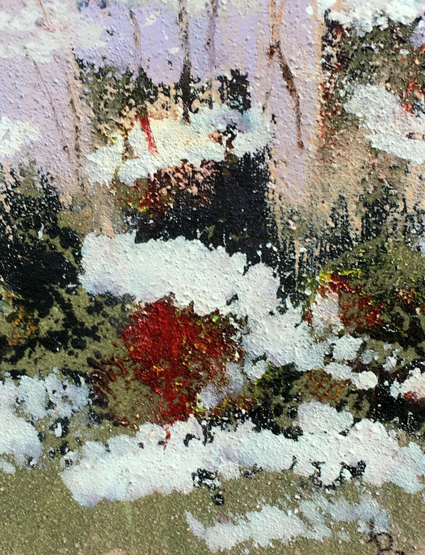Abstract oil painting Bouquet of Flowers still life Mazur Vladimir