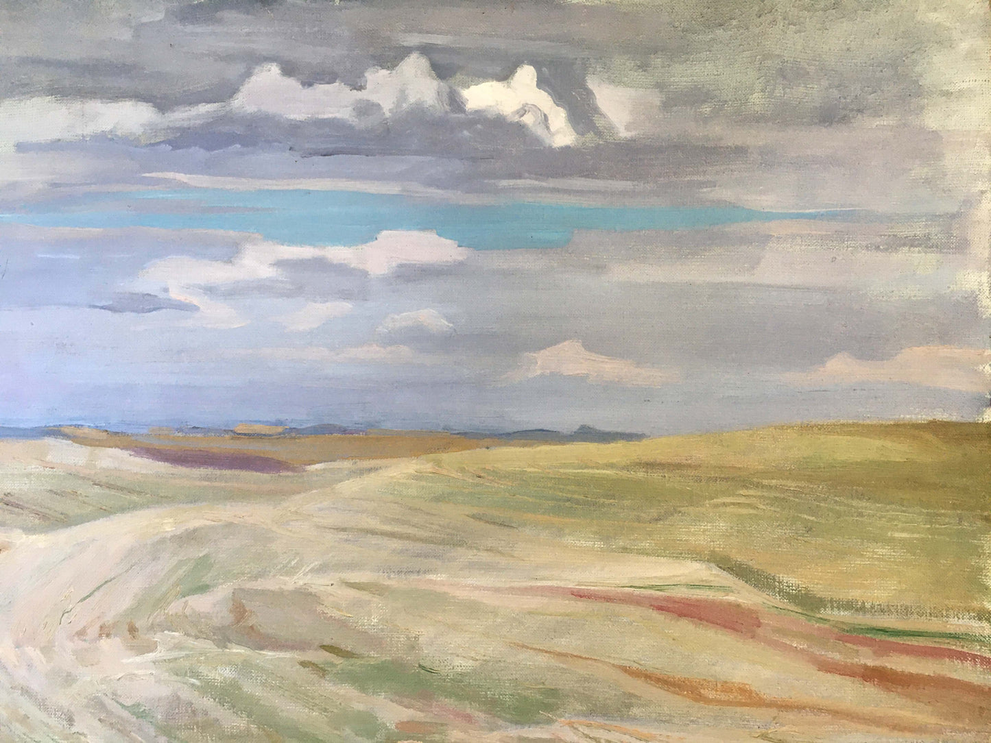 Oil painting Overcast weather Chernikov Vladimir Mikhailovich