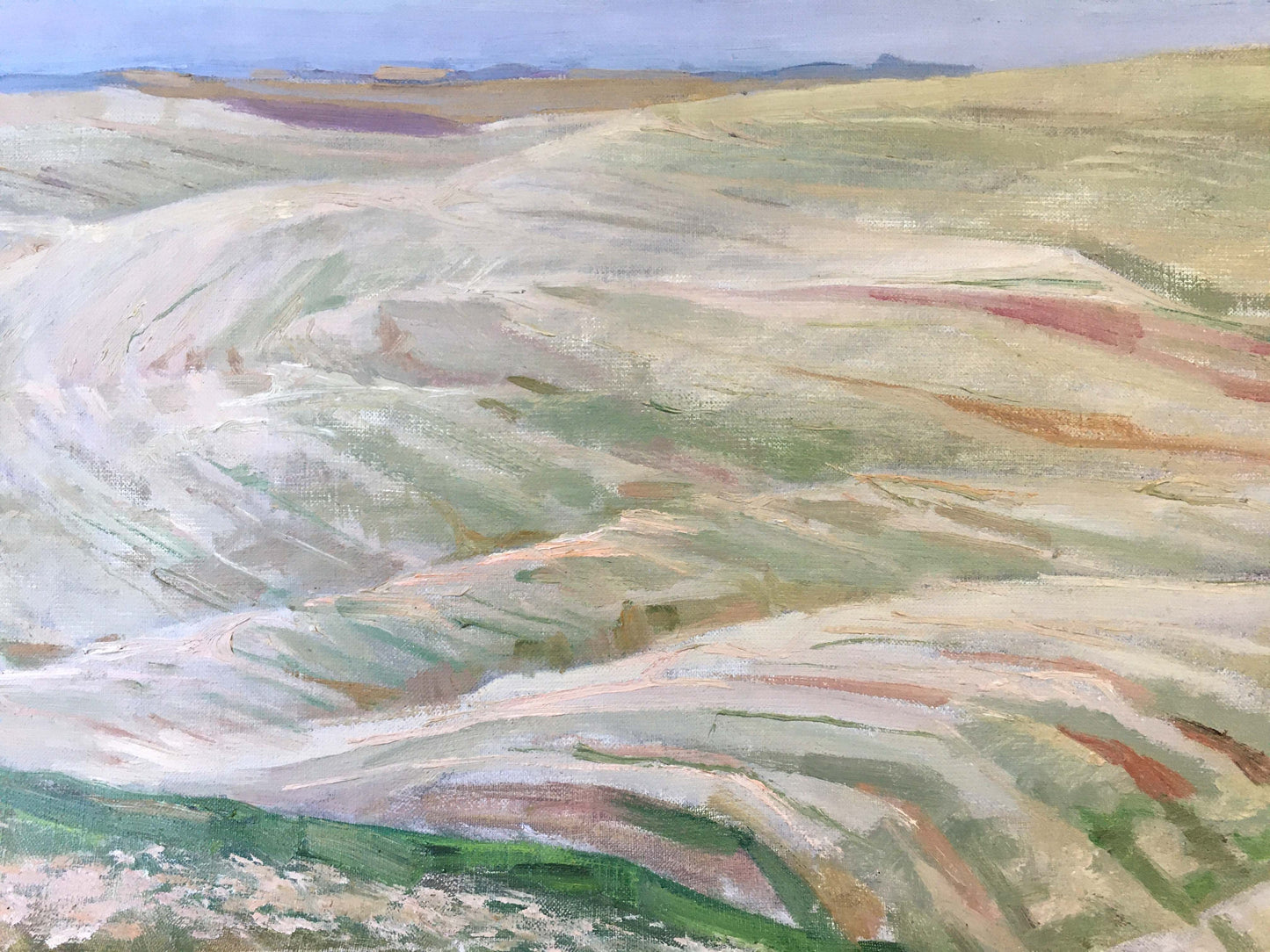 Oil painting Overcast weather Chernikov Vladimir Mikhailovich