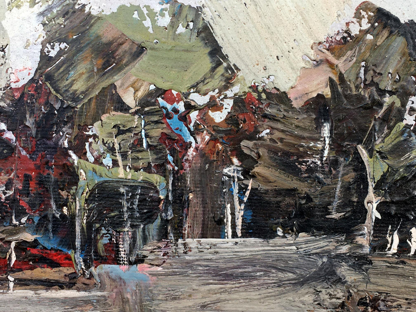 Abstract oil painting Nature Landscape Mazur Vladimir