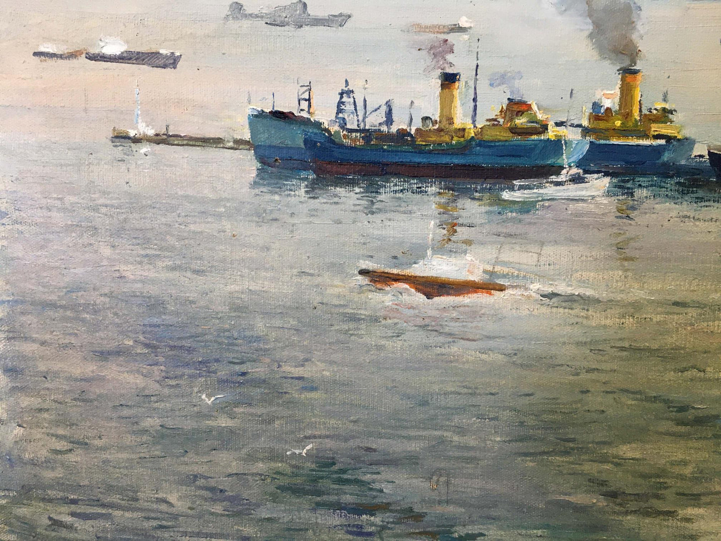 Oil painting In the sea Svyatoslav Petrovich Skorobogatov