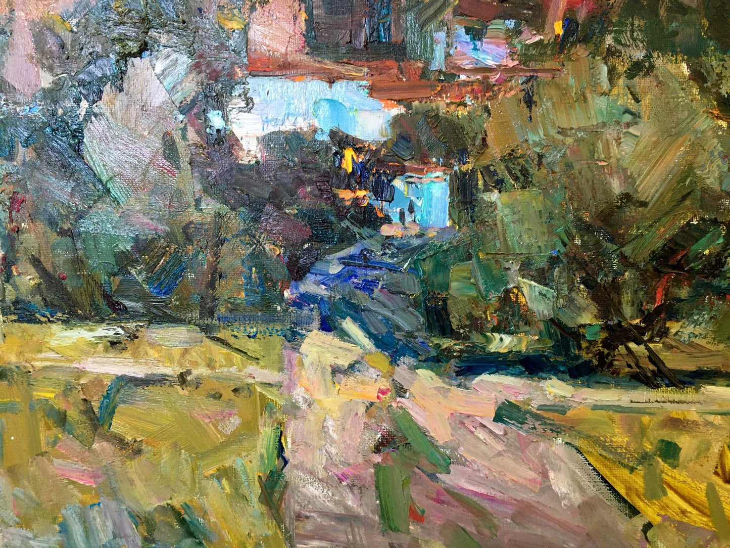 Oil painting Crimean night Zaborovsky Leonid Alexandrovich