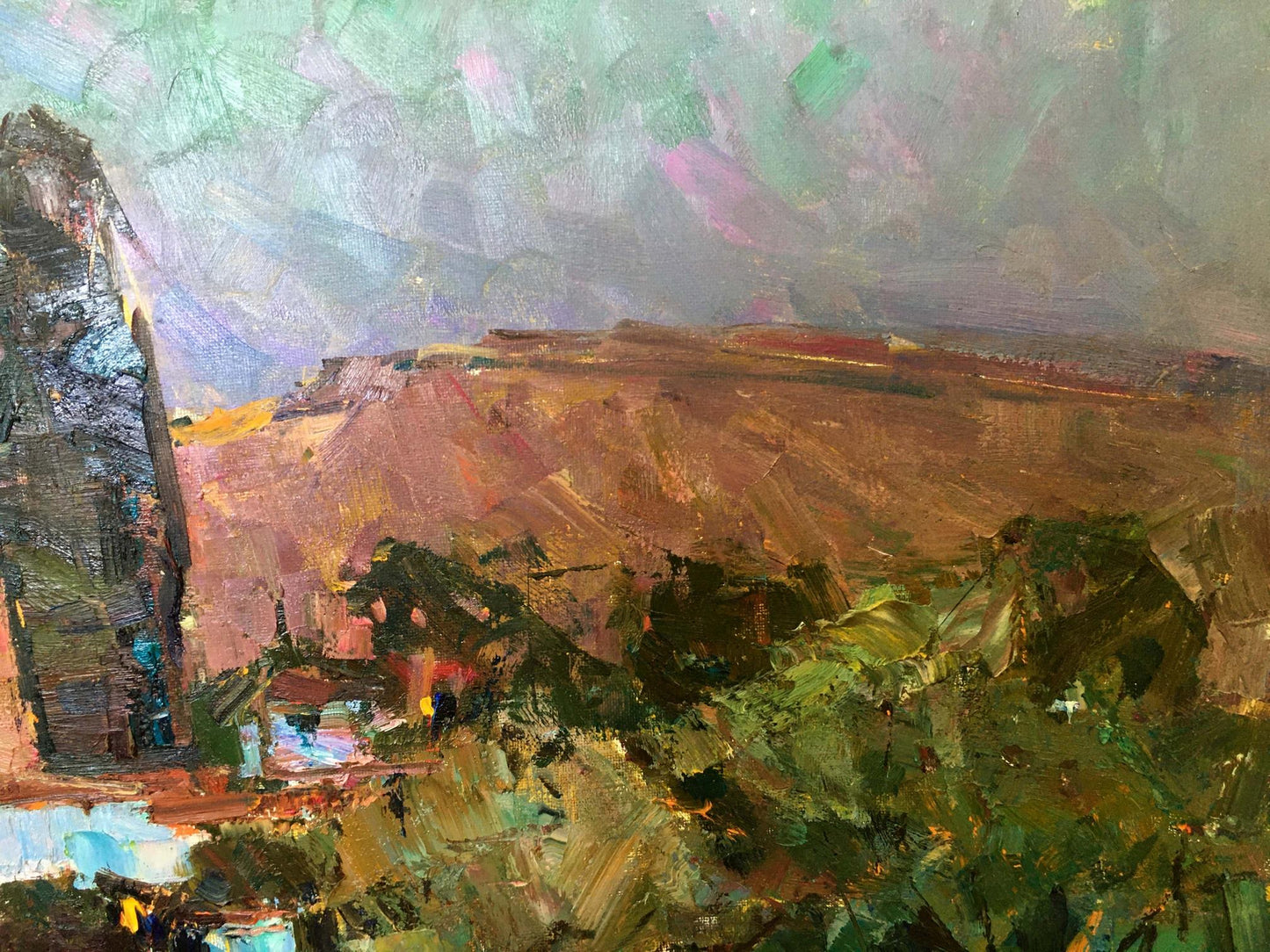 Oil painting Crimean night Zaborovsky Leonid Alexandrovich