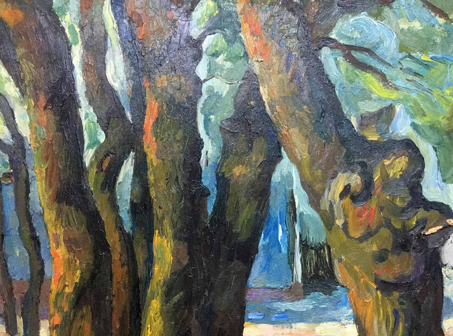 Oil painting It is noon Soldatov Gennady Vasilievich