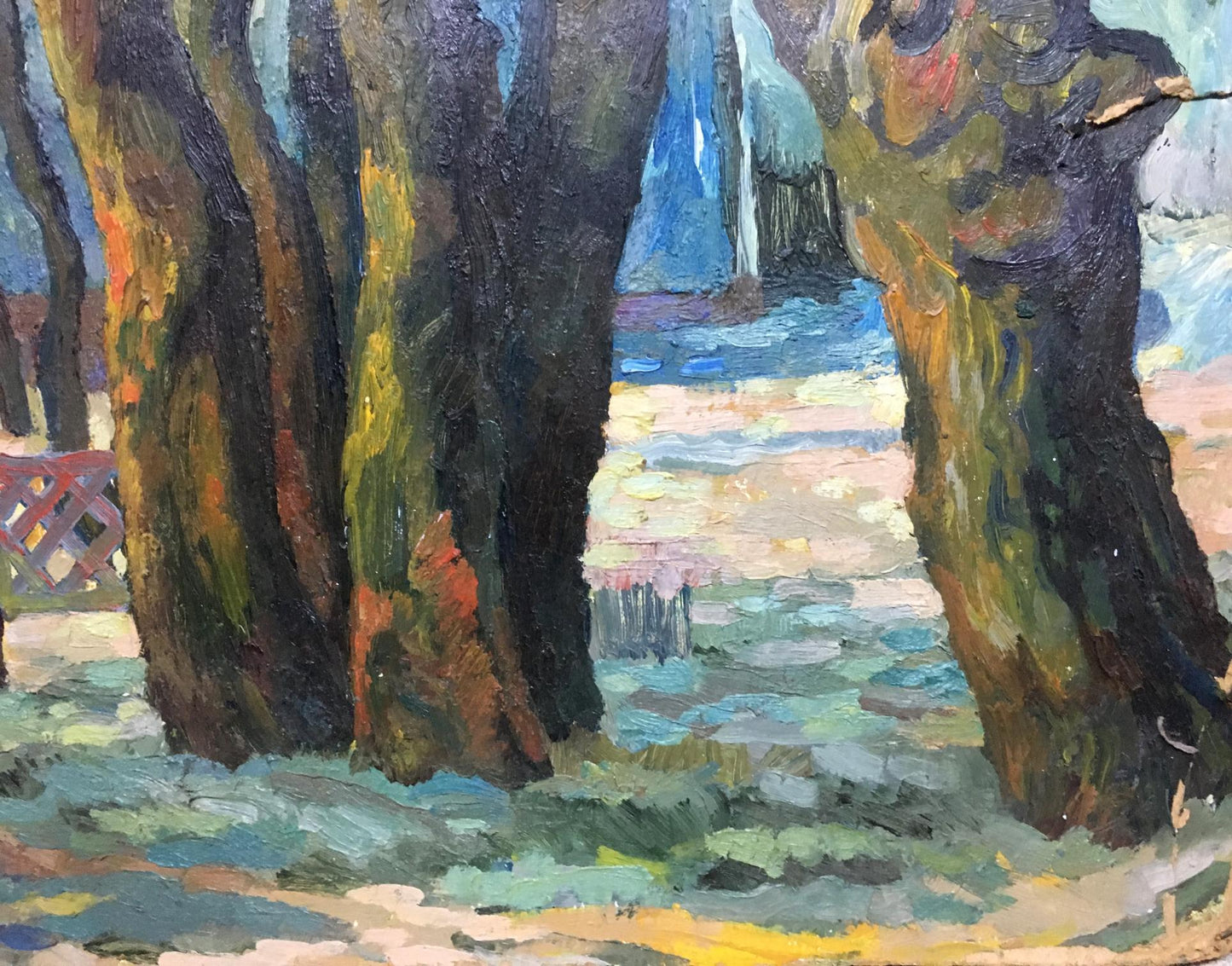 Oil painting It is noon Soldatov Gennady Vasilievich