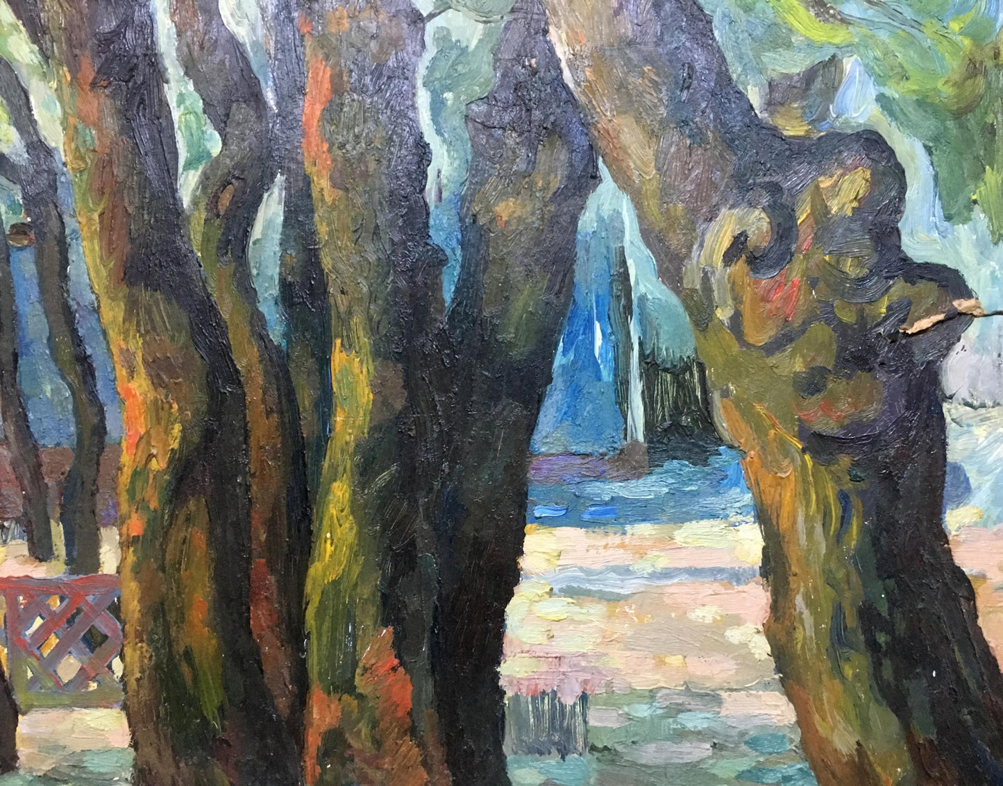 Oil painting It is noon Soldatov Gennady Vasilievich