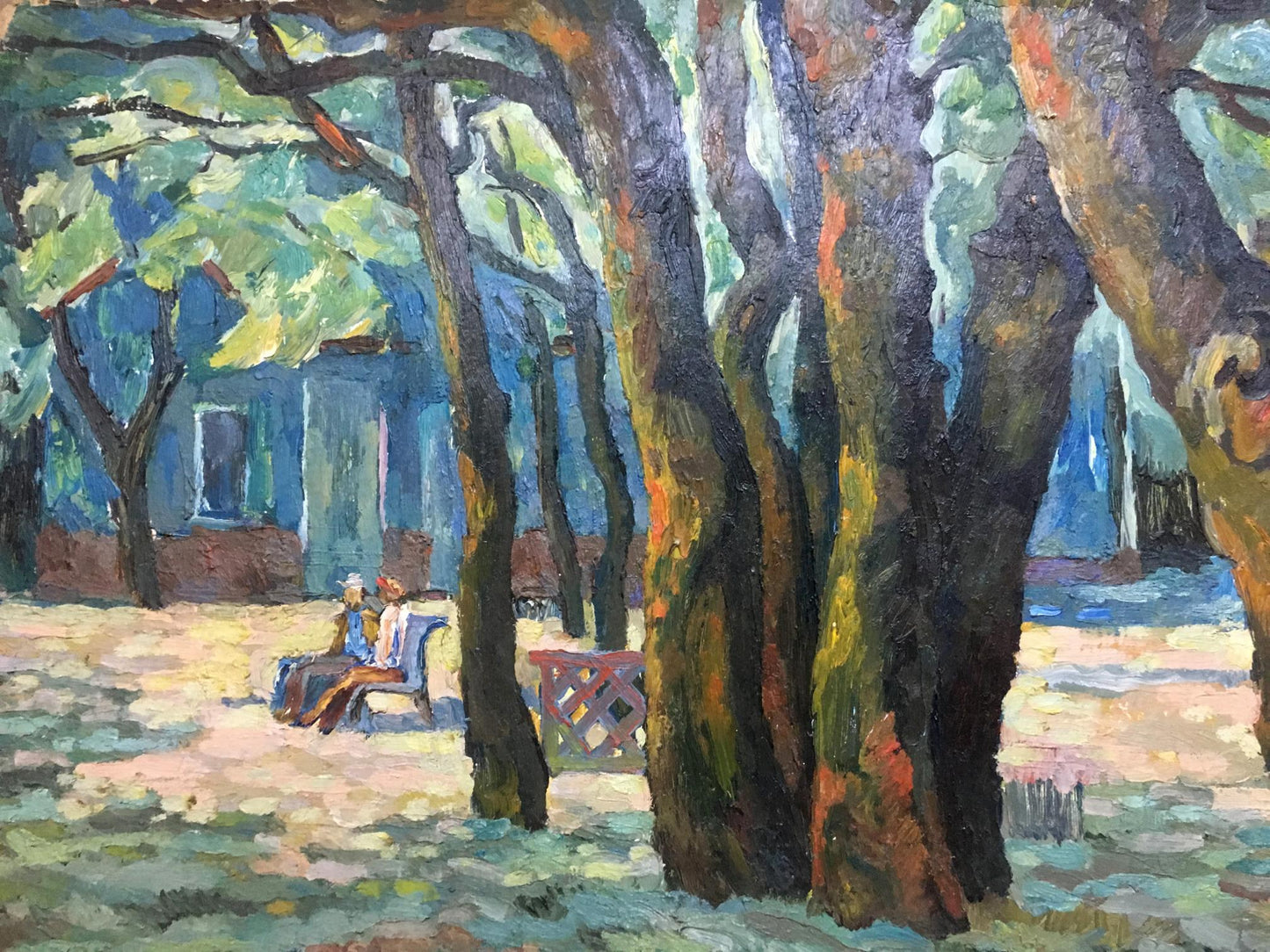 Oil painting It is noon Soldatov Gennady Vasilievich