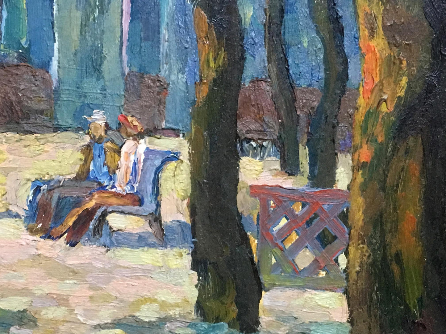 Oil painting It is noon Soldatov Gennady Vasilievich