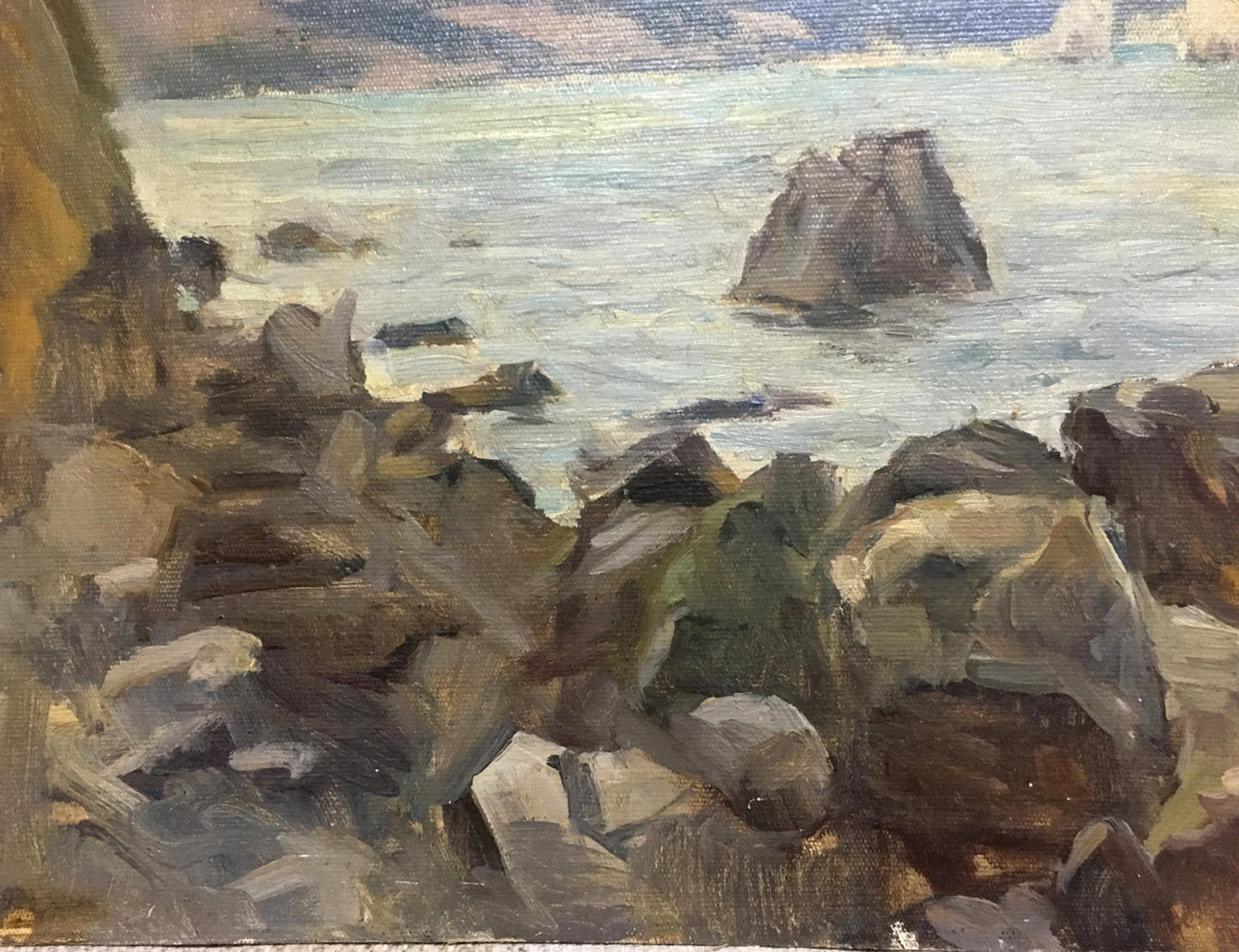 Oil painting Calm sea V. Nikitin