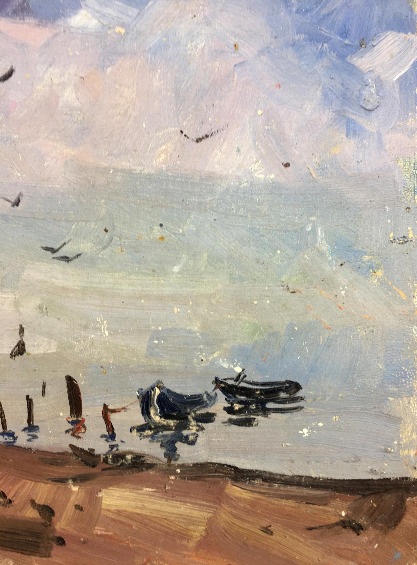 Oil painting Port Puzyr'kov Viktor Grigor'yevich