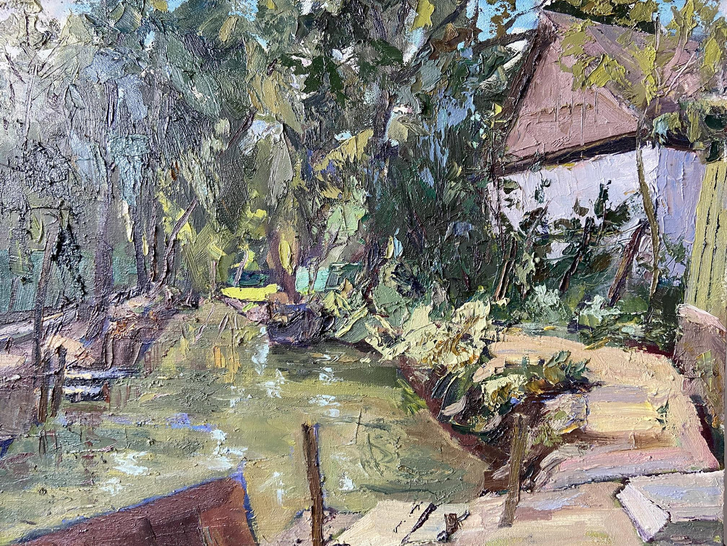 Oil painting Vilkovo Gaponchenko Ivan Ivanovich