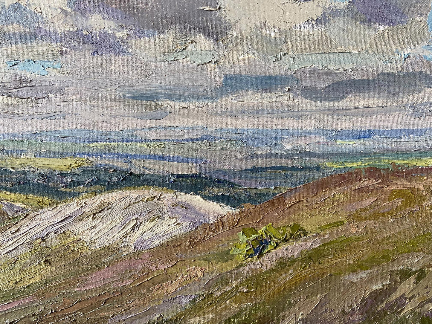 Oil painting White mountains Gaponchenko Ivan Ivanovich