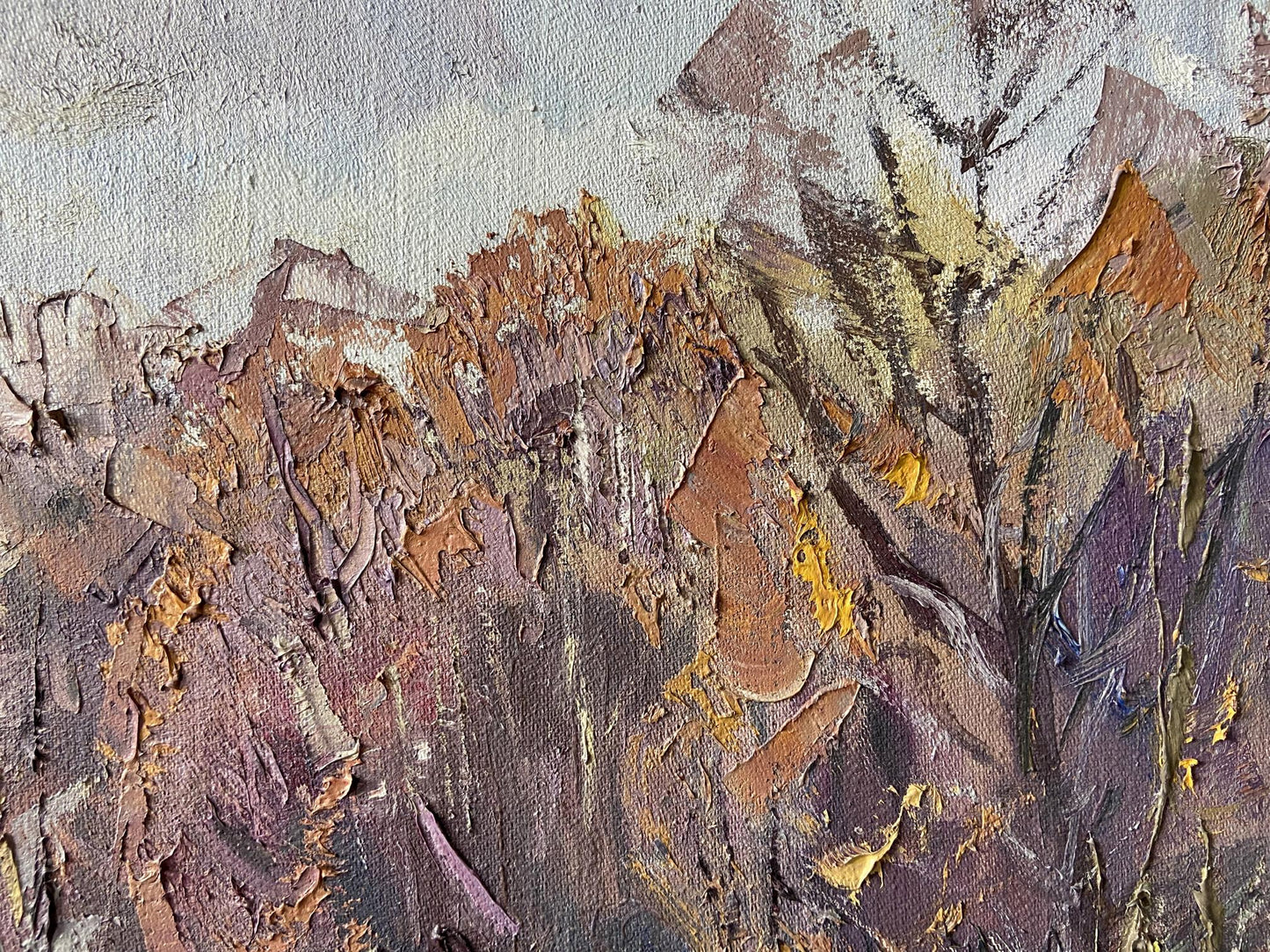 Oil painting Deep autumn Gaponchenko Ivan Ivanovich