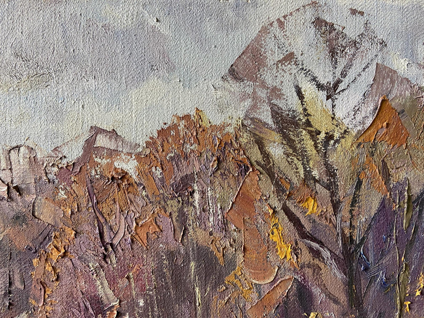 Oil painting Deep autumn Gaponchenko Ivan Ivanovich