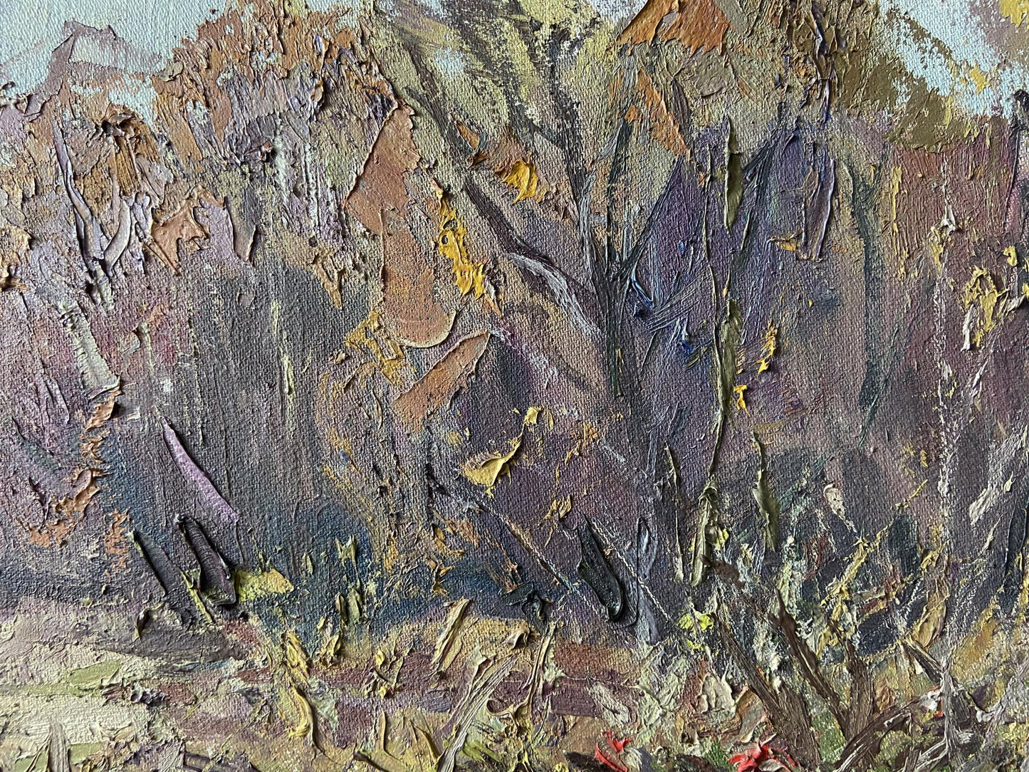 Oil painting Deep autumn Gaponchenko Ivan Ivanovich