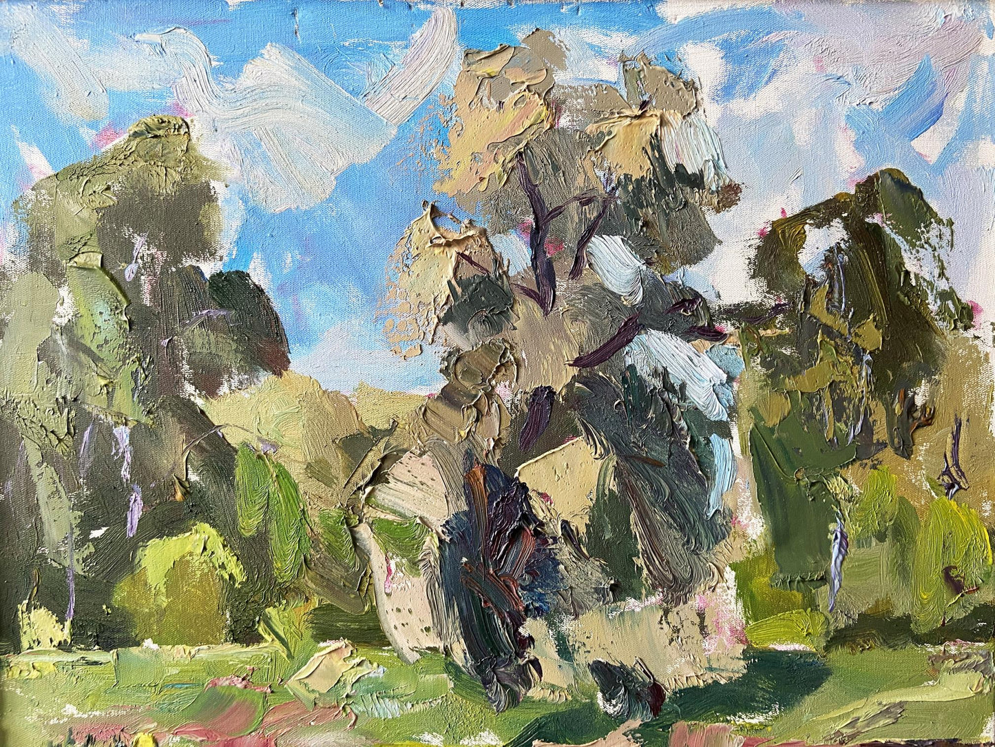 Oil painting May shore Gaponchenko Ivan Ivanovich