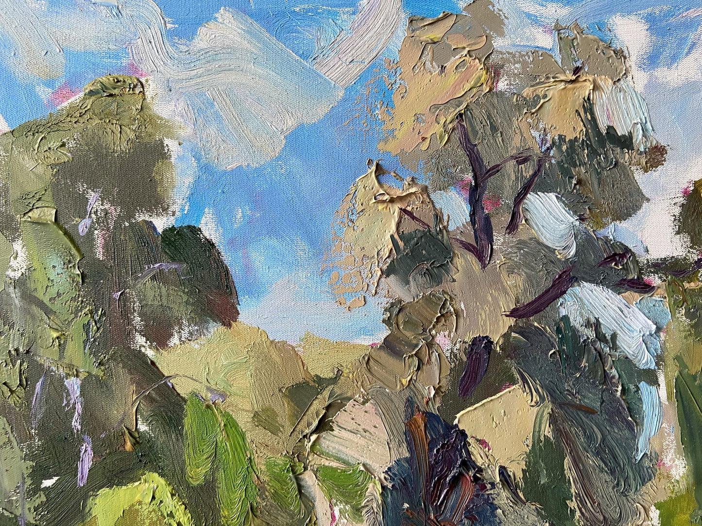 Oil painting May shore Gaponchenko Ivan Ivanovich
