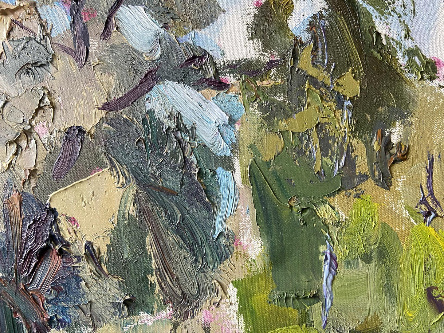 Oil painting May shore Gaponchenko Ivan Ivanovich