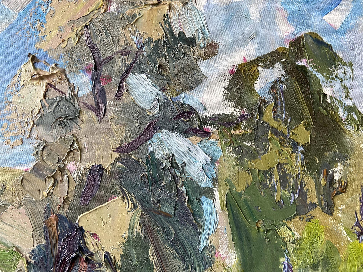 Oil painting May shore Gaponchenko Ivan Ivanovich
