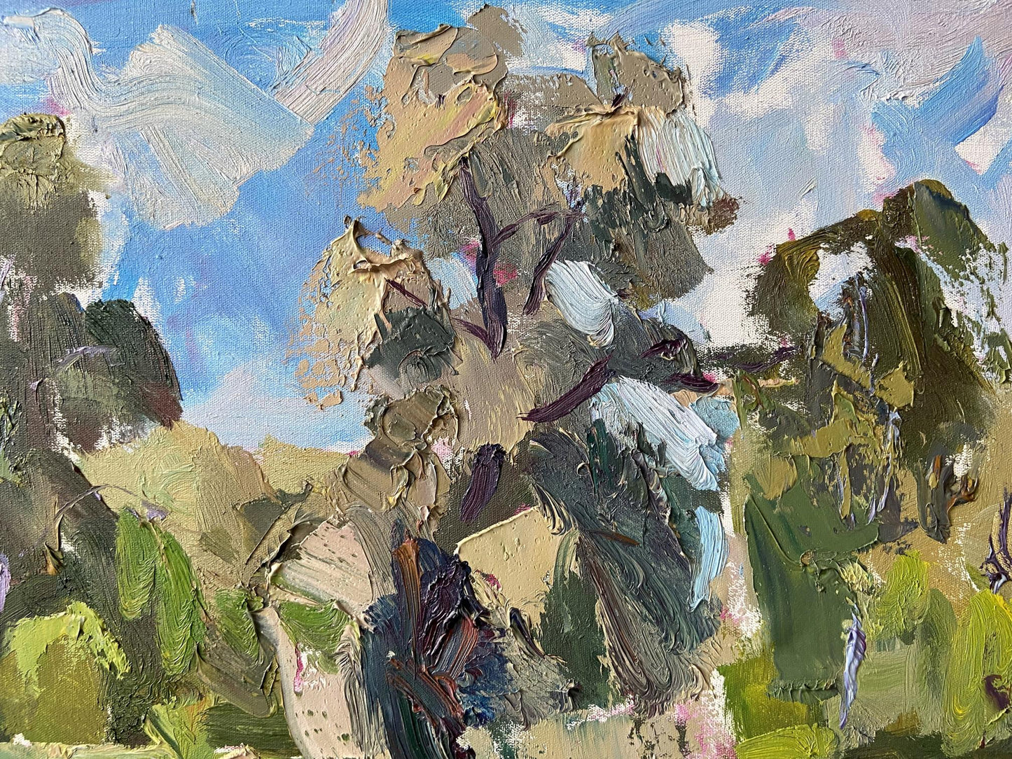 Oil painting May shore Gaponchenko Ivan Ivanovich