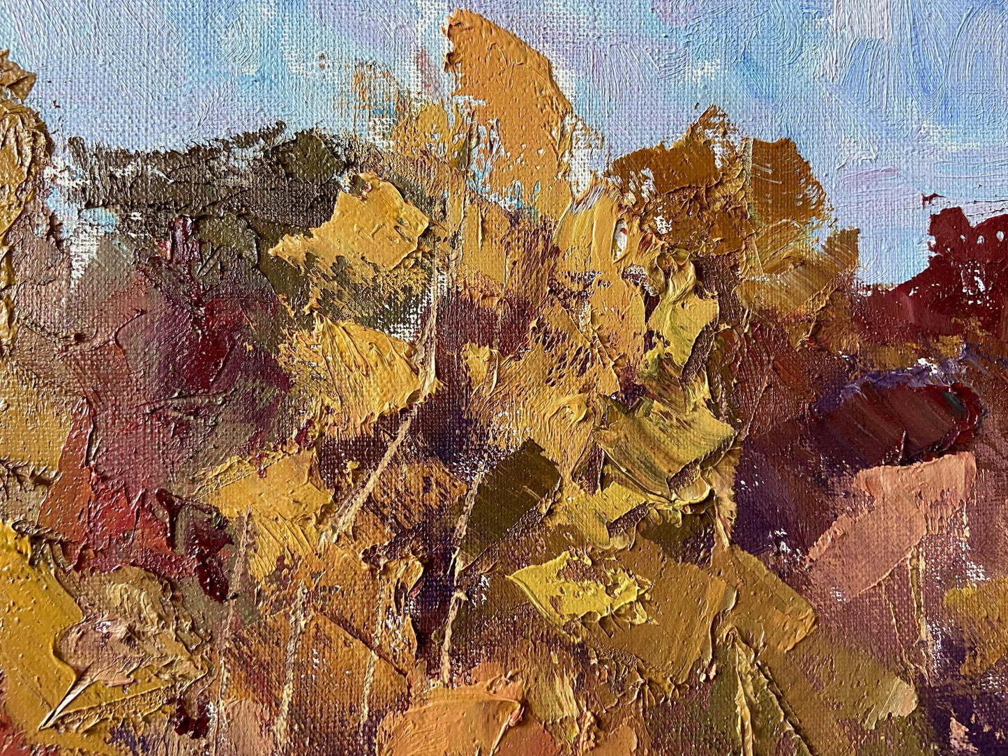 Oil painting Autumn Gaponchenko Ivan Ivanovich