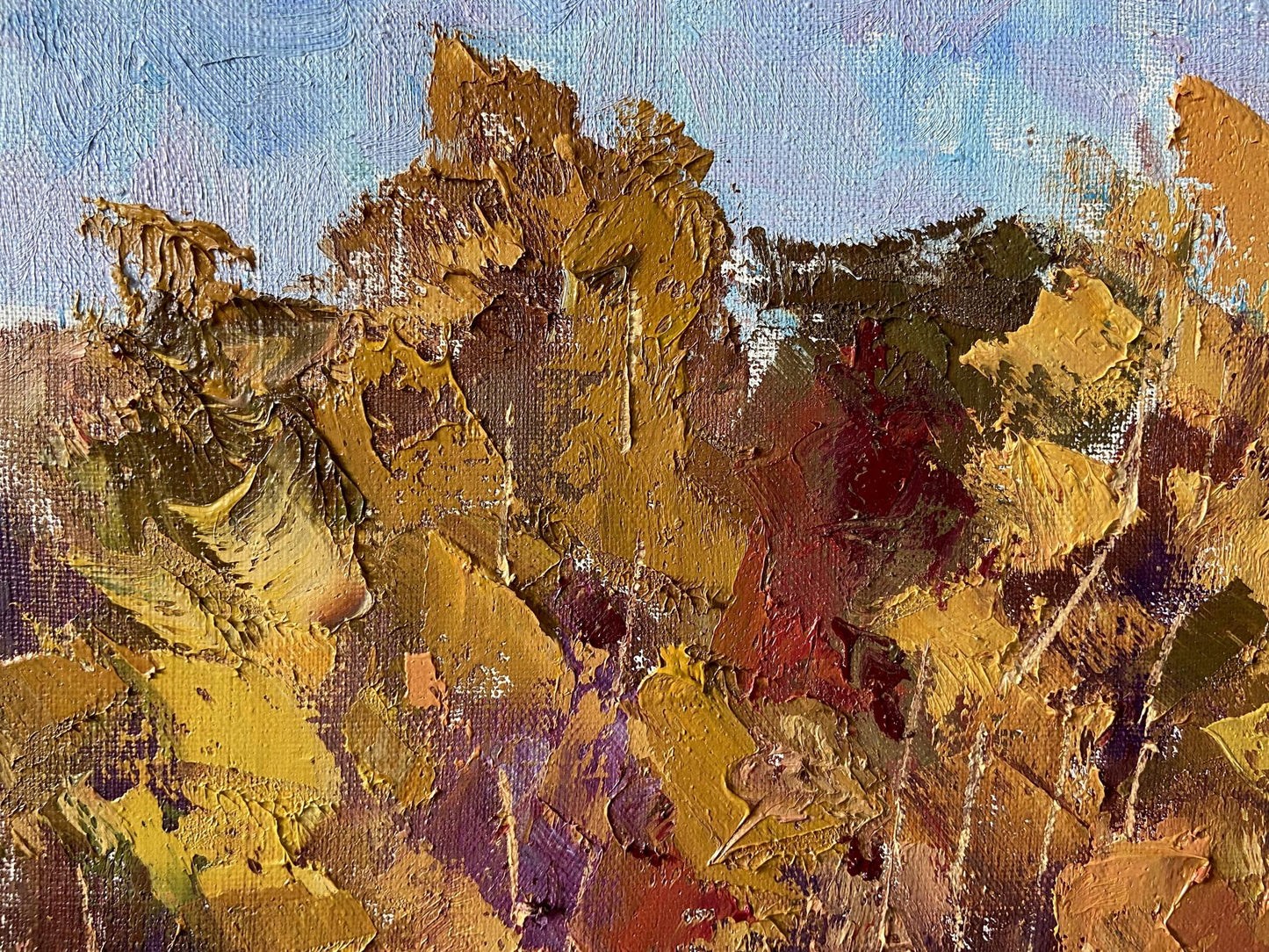 Oil painting Autumn Gaponchenko Ivan Ivanovich