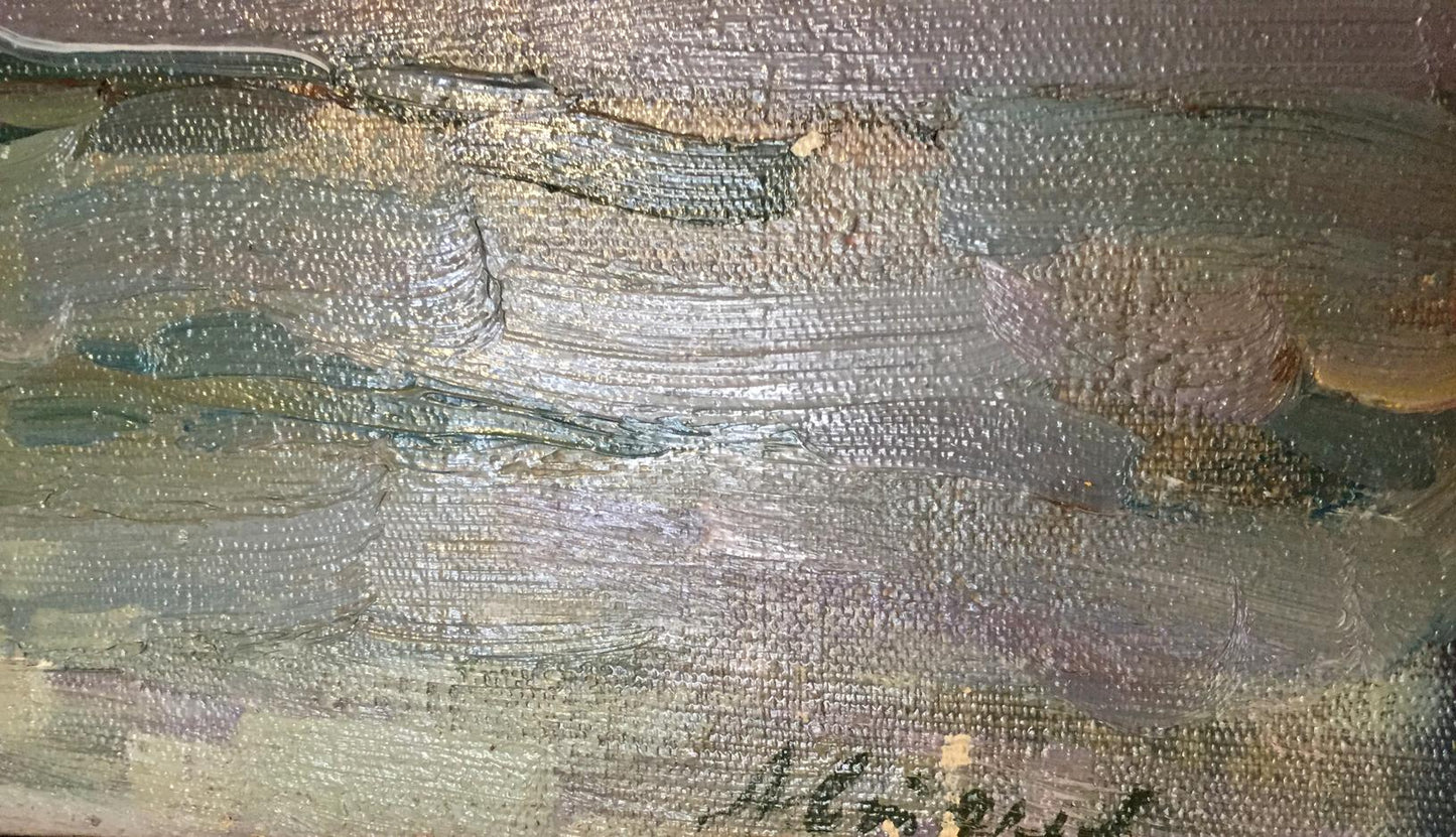 Oil painting Baltic Sea Strelov Arkady Efimovich