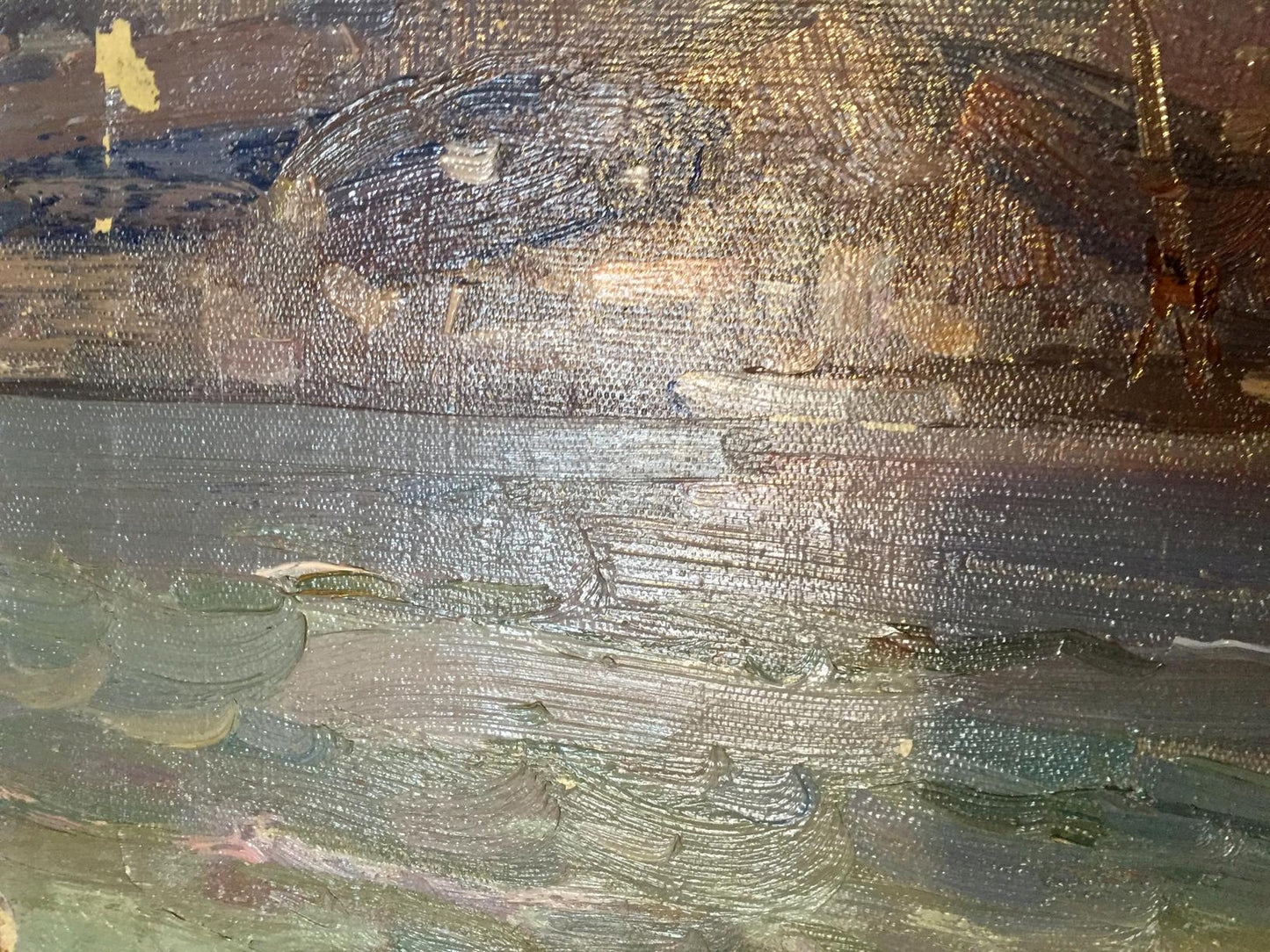 Oil painting Baltic Sea Strelov Arkady Efimovich