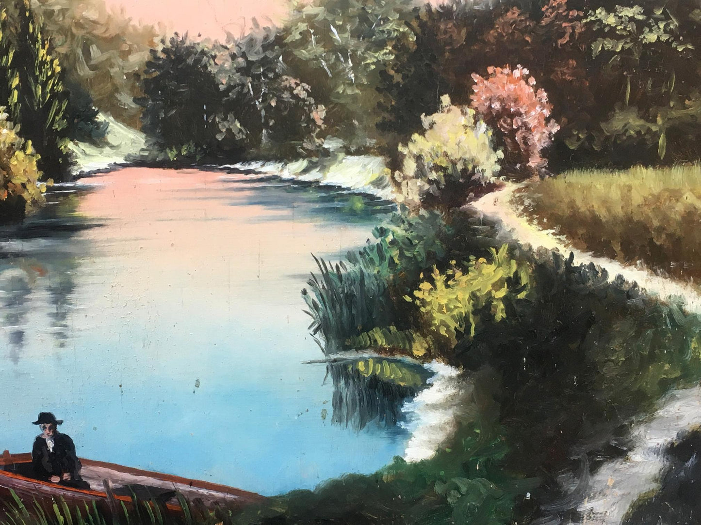 Oil painting titled "Glade in the Forest"