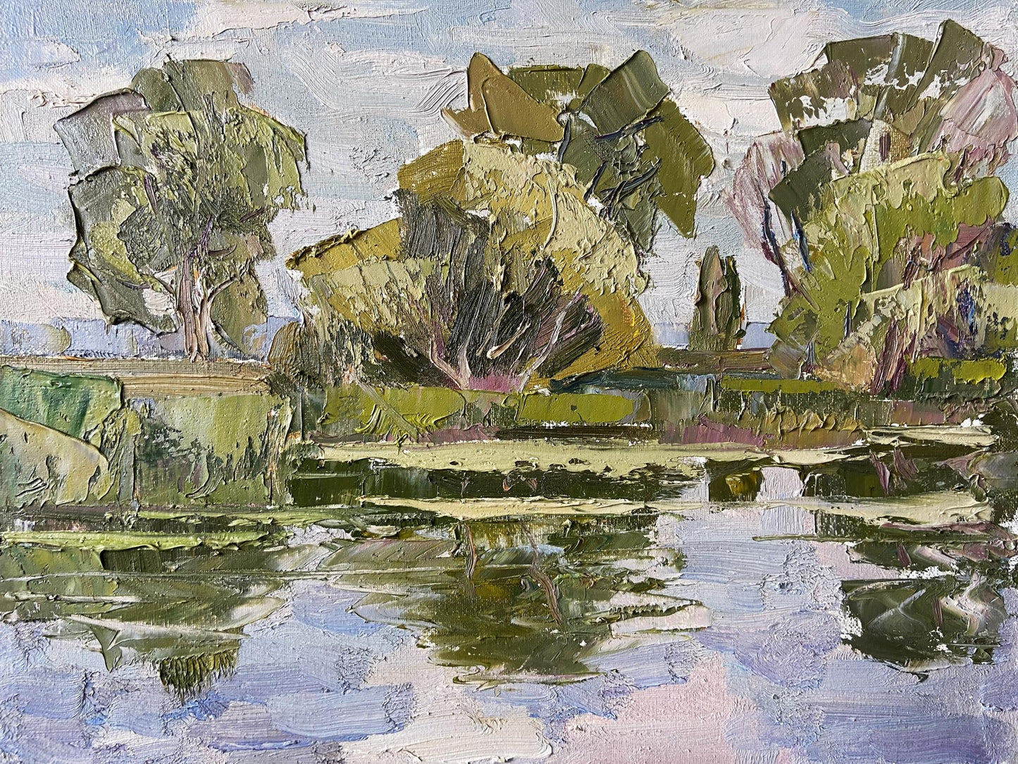 Oil painting River of Dreams Gaponchenko Ivan Ivanovich