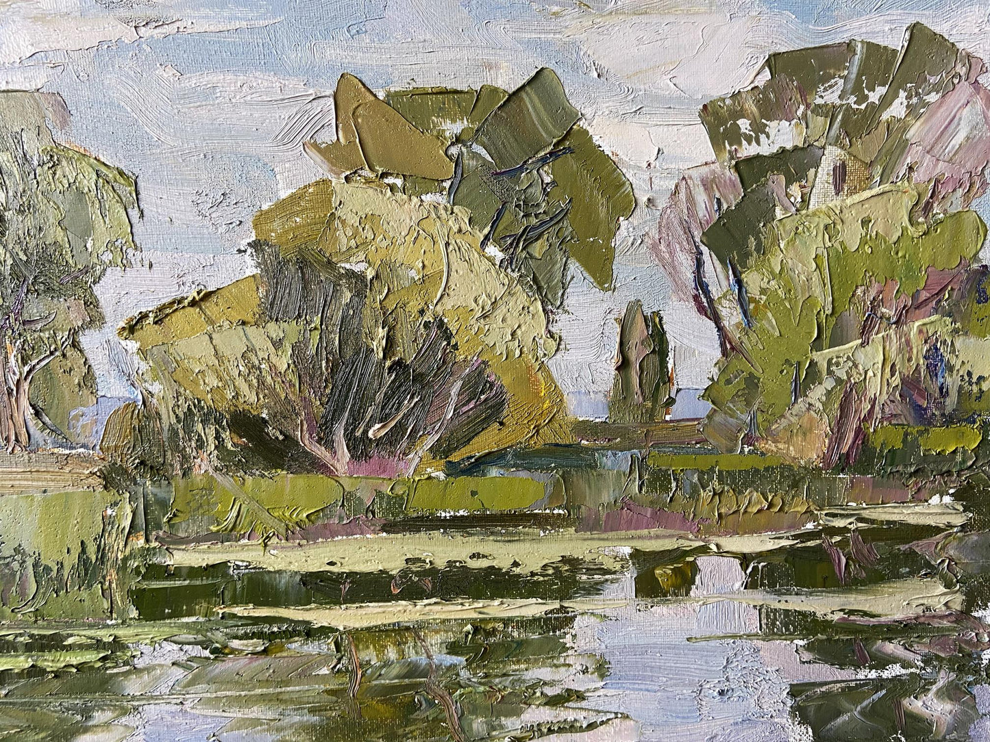 Oil painting River of Dreams Gaponchenko Ivan Ivanovich