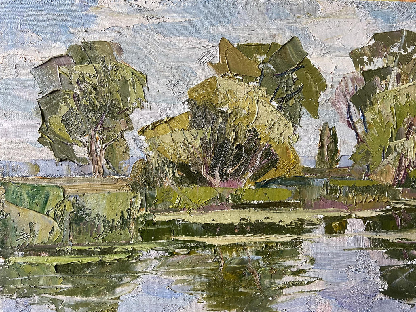 Oil painting River of Dreams Gaponchenko Ivan Ivanovich