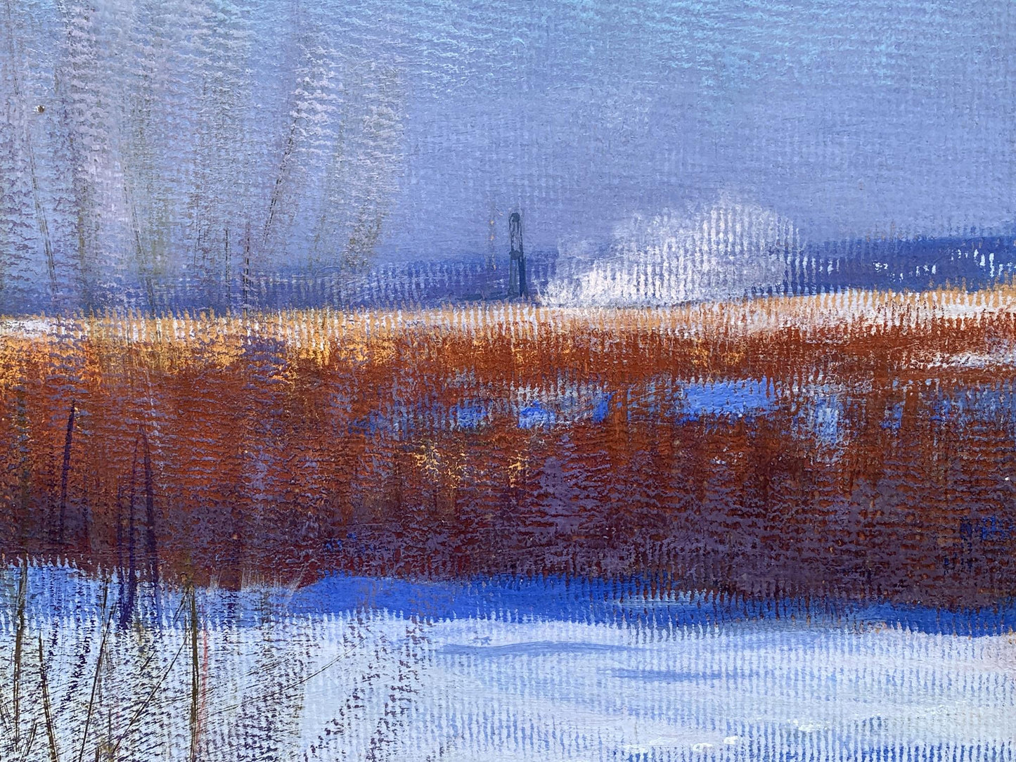 Oil painting March morning Ivan Tsyupka